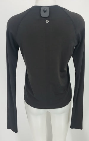 LULULEMON Black Longsleeve Size 10  (M) Activewear Top