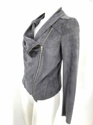 BLANK NYC Gray Asymmetrical Women Size X-SMALL Jacket