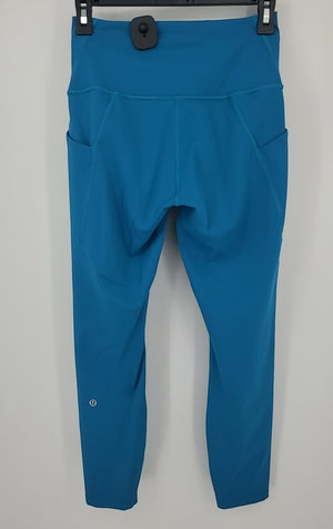 LULULEMON Turquoise Legging Size 8  (M) Activewear Bottoms