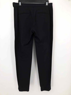 REBECCA TAYLOR Navy Black Trim Side Design Slacks Size 6  (S) Pants