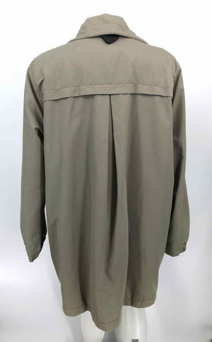 EILEEN FISHER Lt Olive Zip Up Longsleeve Women Size X-LARGE Jacket