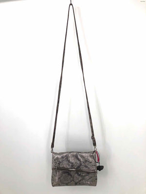 HAMMITT Silver Multi-Color Metallic Leather Pre Loved Textured Crossbody Purse