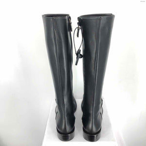 STUART WEITZMAN Black Leather Knee High Shoe Size 7 Boots