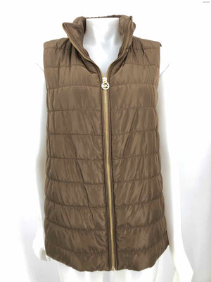 MICHAEL KORS Olive Nylon Puffer Vest Women Size 1X  (XL) Jacket