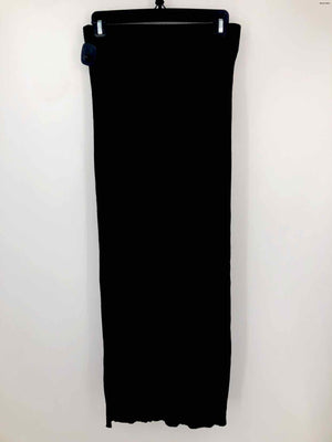 HOUSE OF HARLOW Black Ribbed Maxi Length Size SMALL (S) Skirt