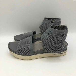 EILEEN FISHER Gray Knit Sandal Shoe Size 6-1/2 Shoes