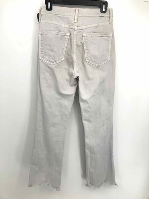 MOTHER Lt Gray Button Fly Size 27 (S) Jeans