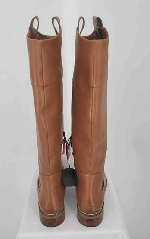 ZERO GRAND - COLE HAAN Tan Brown Leather Knee High Shoe Size 7-1/2 Boots