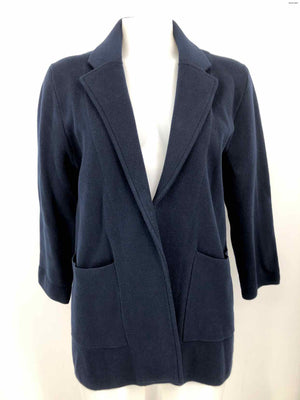 QUINCE Navy Knit Blazer Women Size SMALL (S) Jacket