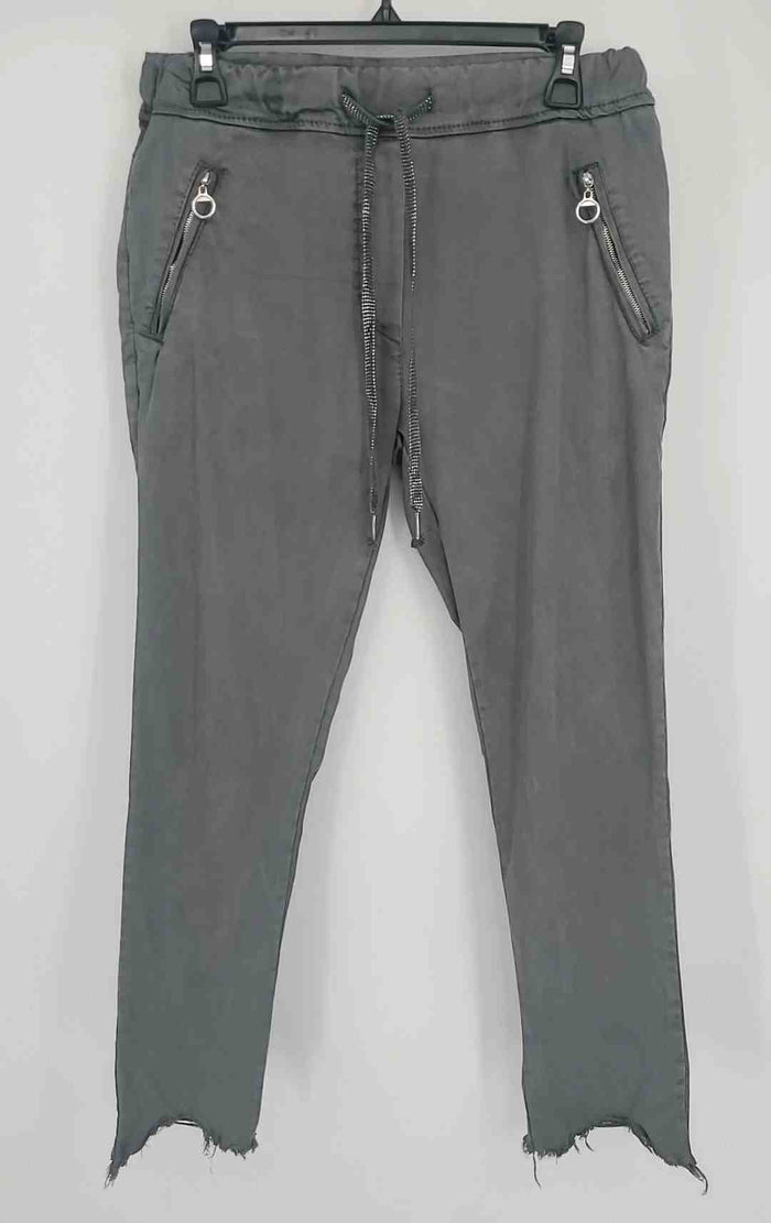 VENTI6 Gray Made in Italy Ankle Fray Size SMALL (S) Pants