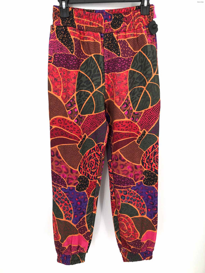 FARM RIO Red Green Multi Print Sweats Size X-SMALL Pants