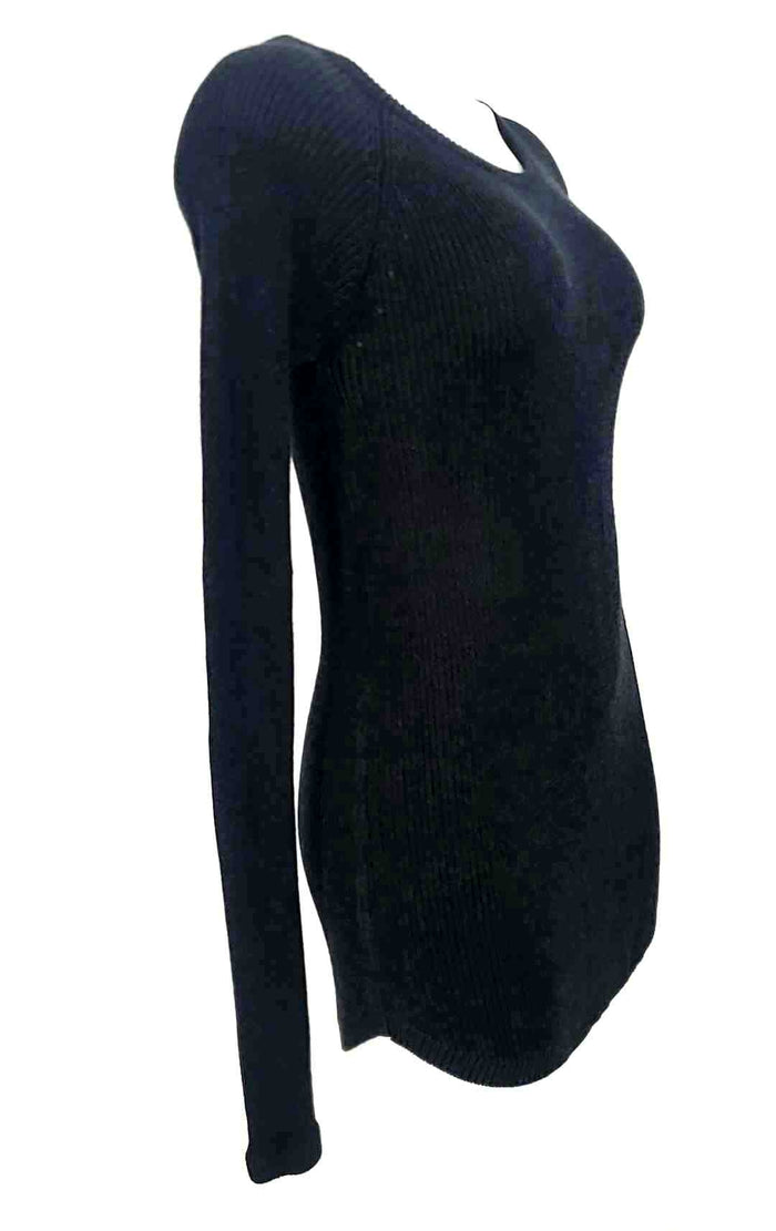 LULULEMON Black Knit Longsleeve Size X-SMALL Activewear Dress