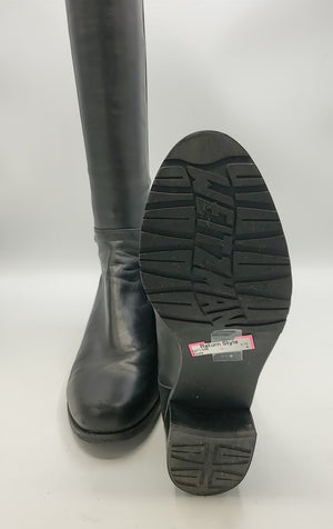 STUART WEITZMAN Black Leather Trim Knee High Shoe Size 36 US: 6 Boots