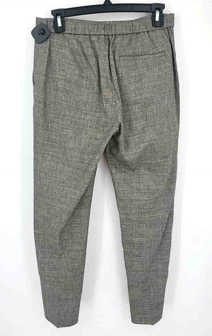 THEORY Olive Linen Blend Tapered Size 4  (S) Pants