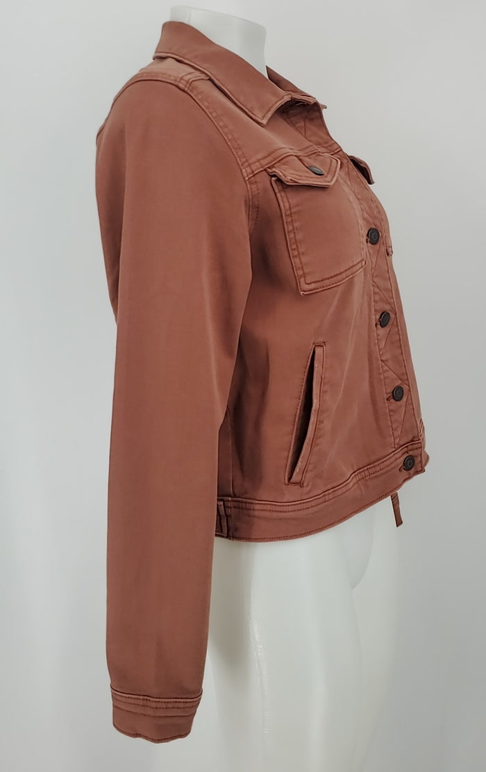 SONOMA Brown Denim Button Up Women Size SMALL (S) Jacket