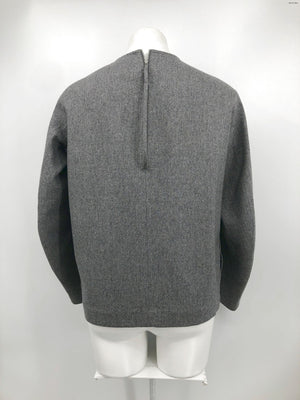 BABATON - ARITZIA Gray Wool Blend Back Zipper Size SMALL (S) Top