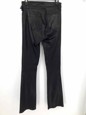 J BRAND Black Leather Boot Cut Size 27 (S) Pants