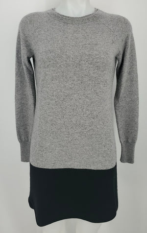 WYATT Gray Black Cashmere Longsleeve Size SMALL (S) Dress