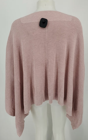 LULULEMON Pink Knit Poncho Size One Size (M) Activewear Sweater