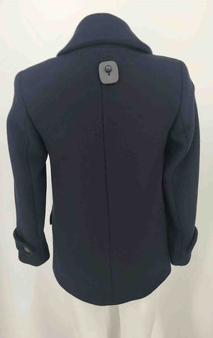 INTERMIX Navy Wool Blend Double Breasted Women Size Petite (S) Jacket