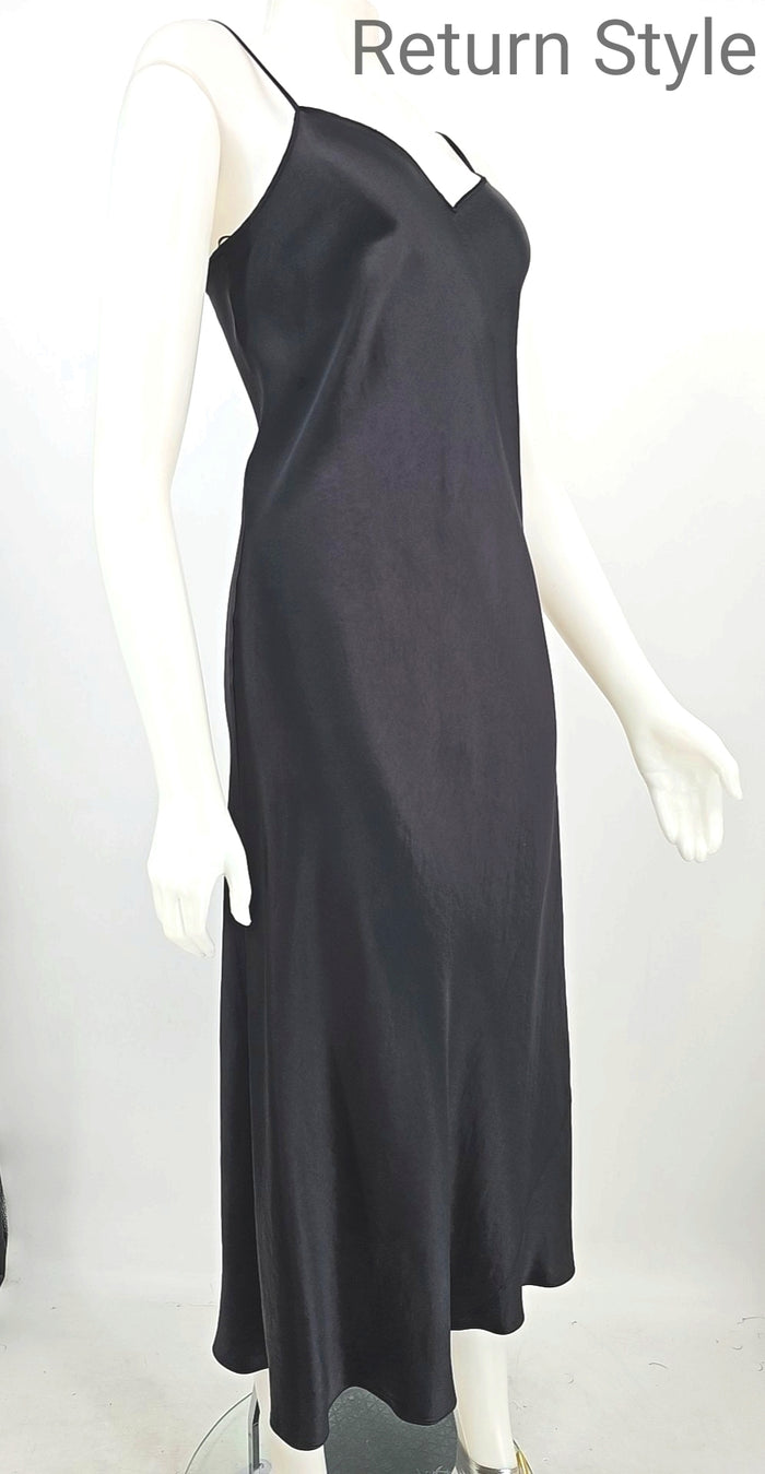 VINCE Black Midi Length Size SMALL (S) Dress