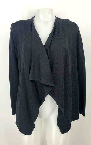 ST. JOHN Black Knit Wrap Women Size SMALL (S) Jacket