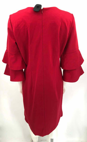 J MCLAUGHLIN Red 3/4 Sleeve Size LARGE  (L) Dress