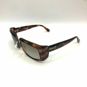 VERSACE Brown Black Pre Loved Sunglasses w/case