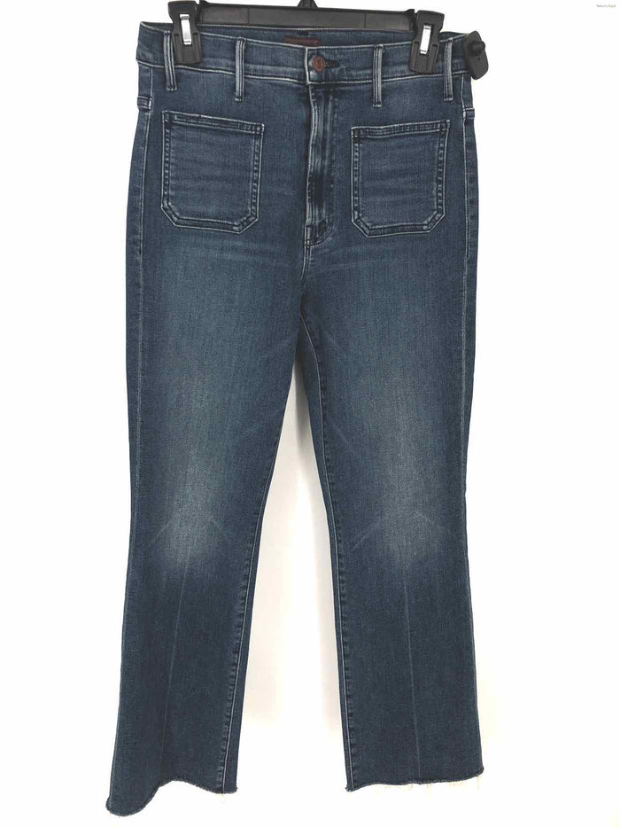 MOTHER Blue Denim Straight Leg Size 27 (S) Jeans