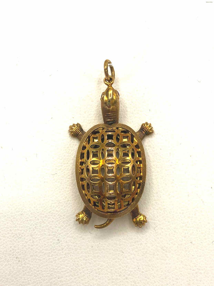 14K Gold turtle 14k-Pendant