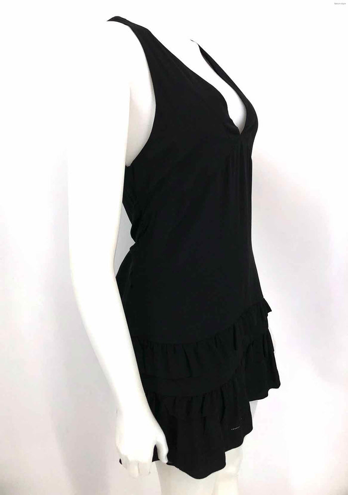 IRO Black Silk Tank Tiered Size SMALL (S) Dress