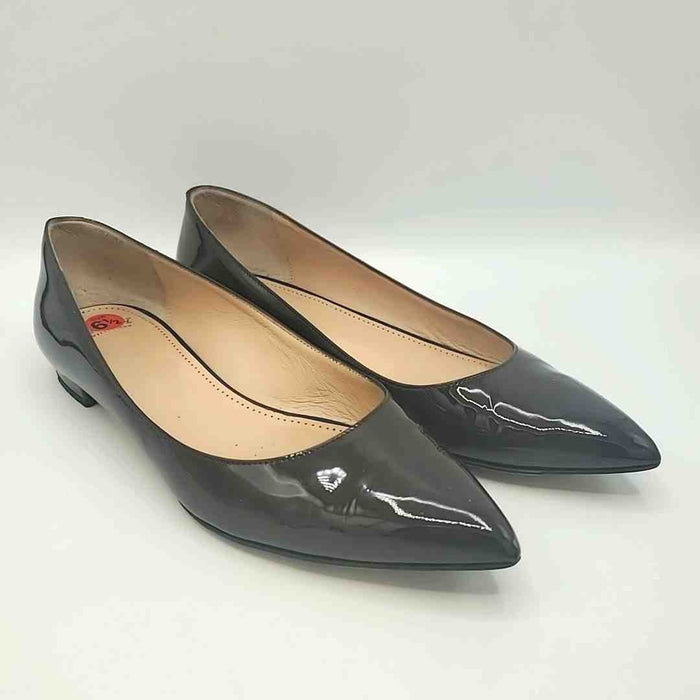 BALLY Brown Patent Leather Made in Italy Flats Shoe Size 6-1/2 Shoes