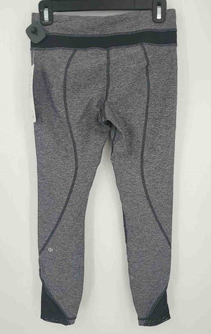 LULULEMON Gray Black Heathered Legging Size 6  (S) Activewear Bottoms