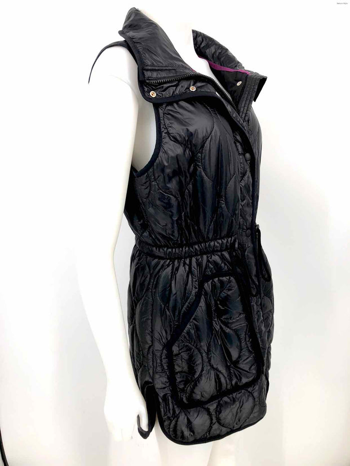 LOU & GREY Black Quilted Vest Women Size SMALL (S) Jacket