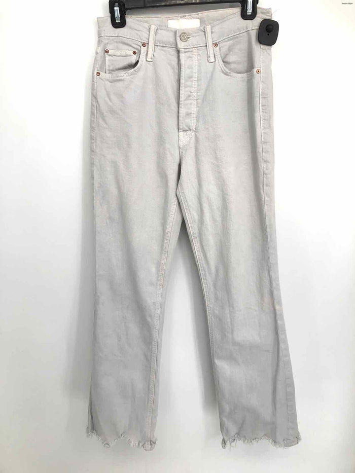 MOTHER Lt Gray Button Fly Size 27 (S) Jeans