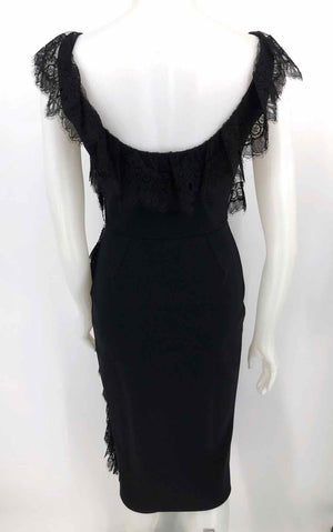 CHIARA BONI Black Lace Trim Sleeveless Size SMALL (S) Dress