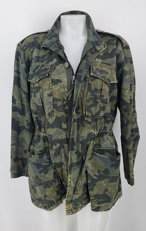 DL1961 Olive Green Black Camouflage Utility Women Size MEDIUM (M) Jacket