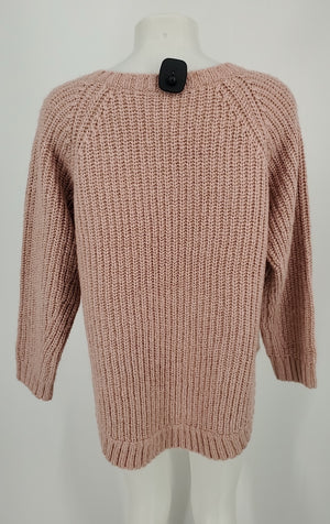 LOU & GREY Pink Knit Longsleeve Size X-SMALL Sweater