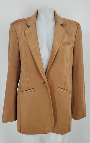 Z SUPPLY Tan Blazer Women Size LARGE  (L) Jacket