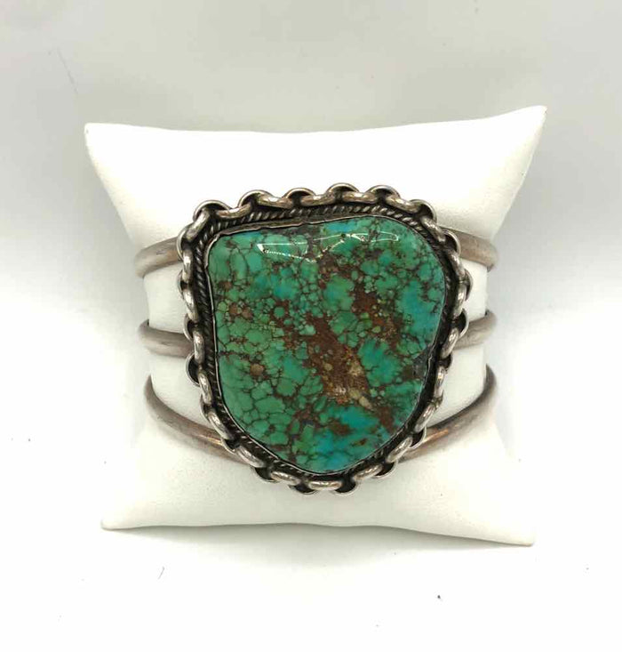 Sterling Silver Turquoise Vintage Cuff ss Bracelet