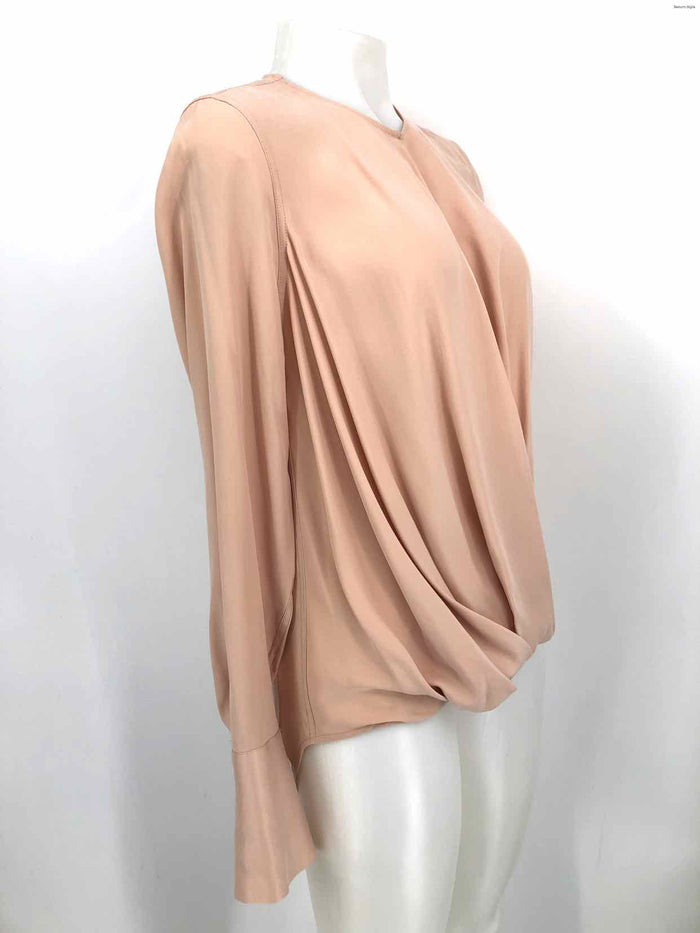 RAG & BONE Lt Pink Silk Longsleeve Size SMALL (S) Top