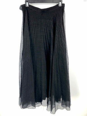 ANINE BING Black Silver Sparkle pleated Size MEDIUM (M) Skirt