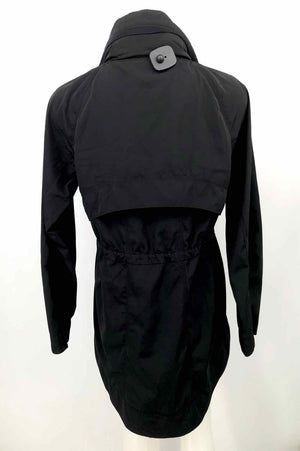 ATHLETA Black Nylon Zip Front Size SMALL (S) Activewear Jacket