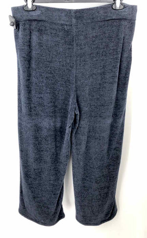 BAREFOOT DREAMS Navy Knit Wide Leg Size X-LARGE Pants