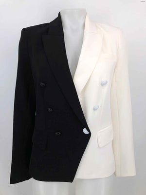 L'AGENCE Black White Blazer Women Size 2  (XS) Jacket