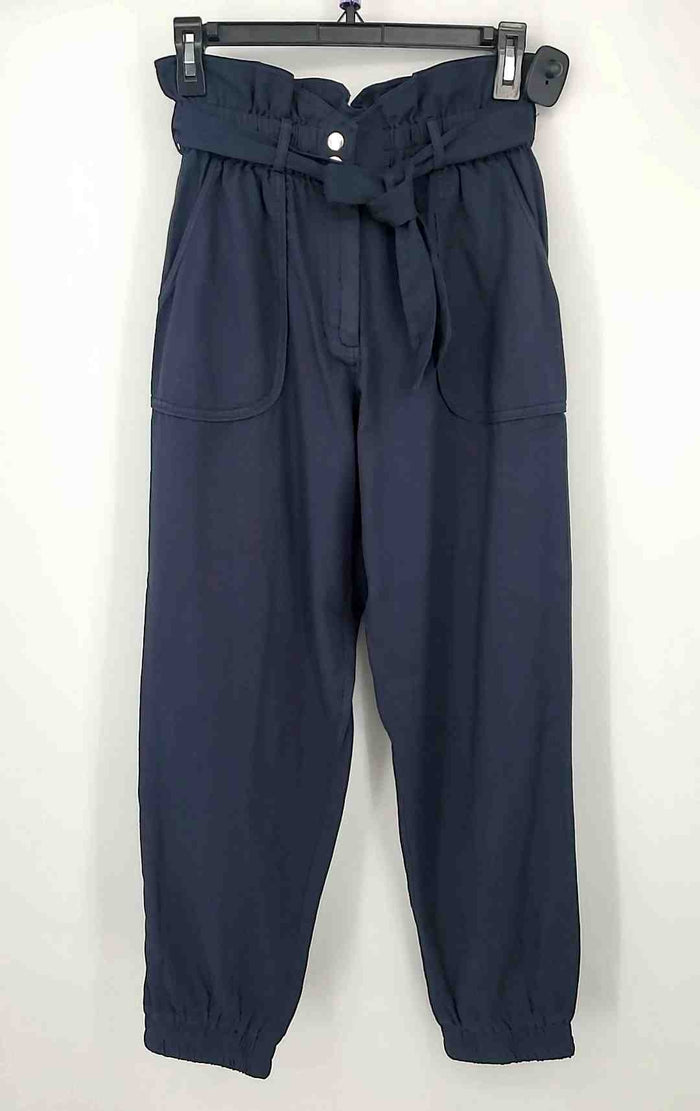 BA&SH Navy w/belt Size 0  (XS) Pants