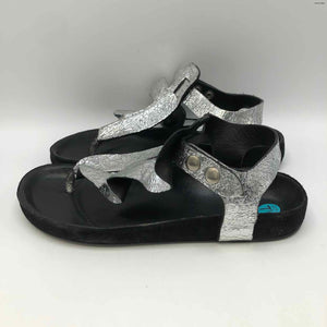 ISABEL MARANT Black Silver Sandal Shoe Size 38 US: 7-1/2 Shoes