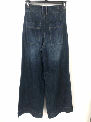 PILCRO Navy Denim Wide Leg Size 26 (S) Jeans