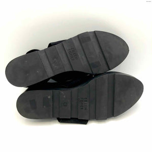 EILEEN FISHER Black Suede Sandal Shoe Size 6-1/2 Shoes