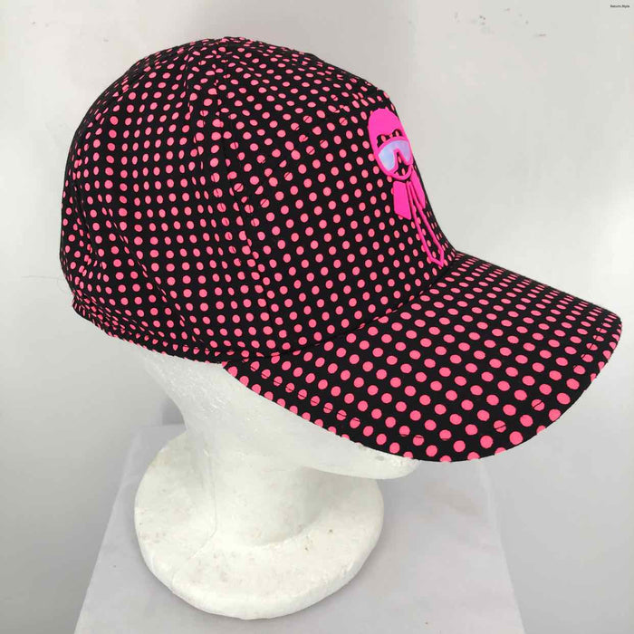 FENDI Fuchsia Black Dot Cap Hat